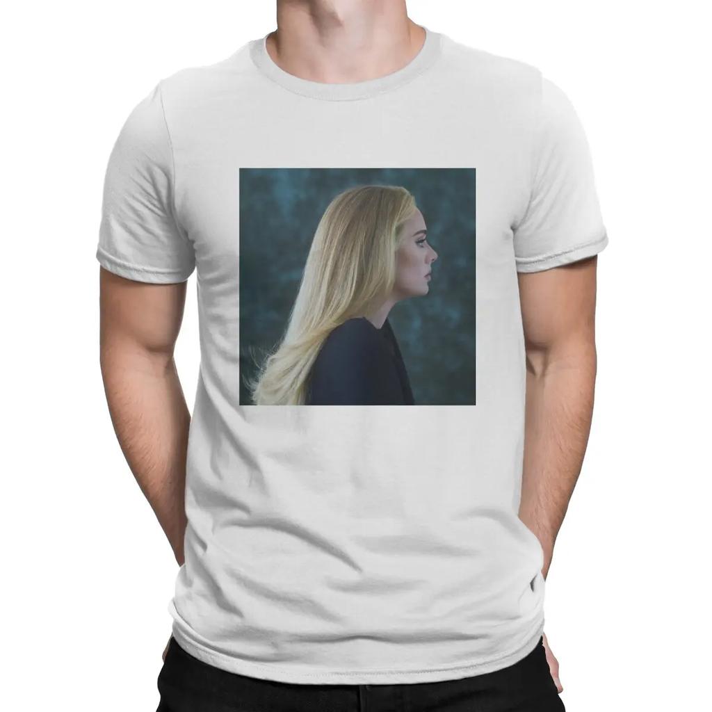 30 Pop Music T-Shirt Men A-Adele Singer Casual Cotton Tee Shirt Crew Neck Short Sleeve T Shirt Summer Clothing