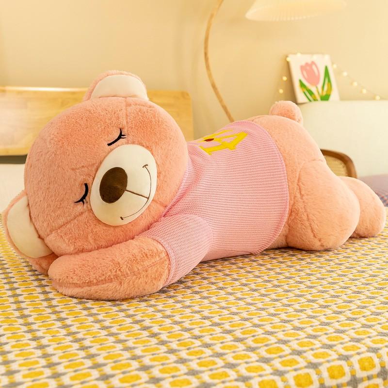 Peluche Orso Giocattolo Regalo Fidanzato Ragazze Morbido Peluche Cuscino per Dormire Abbraccio 60-120cm