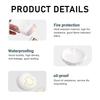 8 Pcs White Sealant Mastic Waterproof Duct Seal Repair Sealing Clay, Quick-Drying Duct Seal Putty for Wall Hole, Pipe Connection Holes Sealant Clay