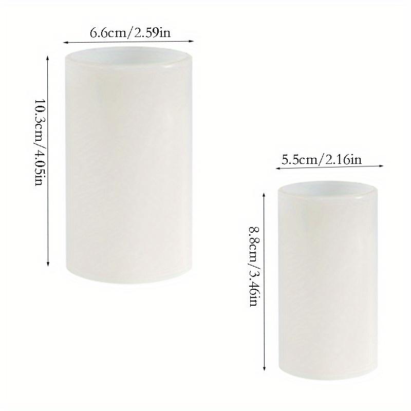 

Набор из 2 силиконовых форм для цилиндрических свечей 3D Силиконовые формы для свечей Цилиндрические формы для свечей для изготовления ароматических свечей ручной работы Современные