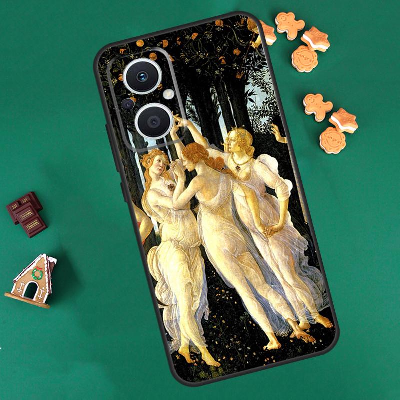 Sandro botticelli Renaissance art Case For OPPO Reno 10 Pro 4Z 5Z 8T 4 5 6 7 8 Lite OPPO Find X6 Pro X3 X2 Neo X5 Lite Cover