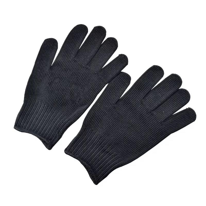 

WTEMPO 2 пары черных перчаток, устойчивых к порезам, мягкие рабочие защитные перчатки, перчатки для походов на открытом воздухе, перчатки для уборки сада и двора 2 pairs чёрный