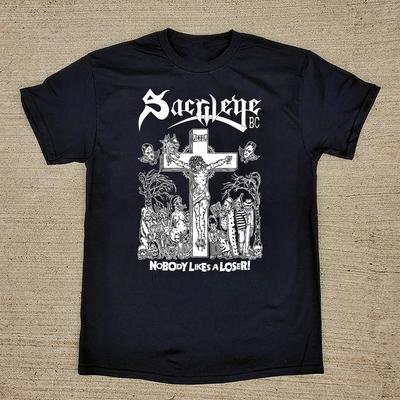 SELTEN! Sacrilege Band Schwarzes Baumwollhemd Alle Größen S-5XL Unisex TA567 Unisex T-Shirt