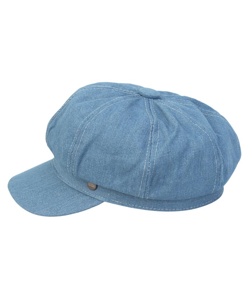 Yunibeosyeolkemiseuteuli Light Denim Logo Newsboy Cap