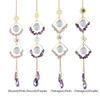 Colorful Rainbow Maker Pendant Exquisite Hanging Crystal Ornament Smooth Surface for Home Garden Window Decor