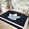 Toronto Maple Leafs Design Crystal Velvet Carpet Cozy Non?Slip Printed Rug For Bedroom Living Room Entrance