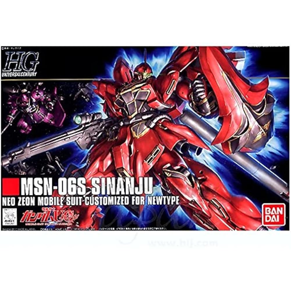 BANDAI SPIRITS (Bandai Spirits) HGUC 1/144 MSN-06S Shinanju (Mobile Suit Gundam UC)
