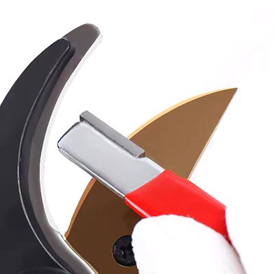 Afilador de cuchillos Tijeras Rectificado rápido Raspador Herramienta de corte de metal portátil Tijera Podadera Hacha Afilador de mano Recortadora
