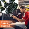20/50100Pcs Multipurpose Heavy Duty Nylon Zip Ties Nylon Buckle Tie Holder  Car Daily Repair