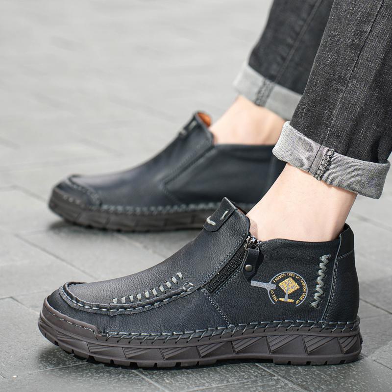 Мужская повседневная обувь средней высоты Мужская обувь большого размера для активного — фото 6