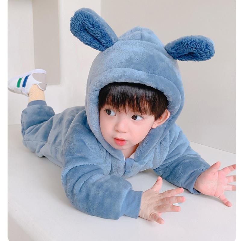 Geeignet für Babykleidung im Alter von 0-2 Jahren: Herbst- & Winter-Outfits, Einteiler, Trage-Oberbekleidung, Verdickte Krabbelanzüge