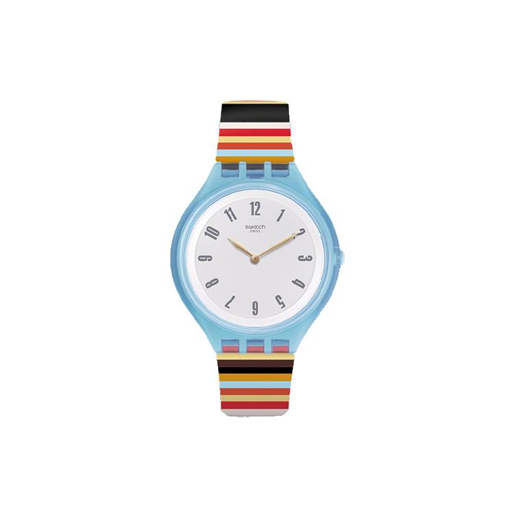 SWATCH Unisex 40mm White Watch SVUL100 SVUL100 Blue
