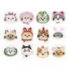 12 Pcs Cats Iron On Patches Cartoon Animal Repair Patches Kitten Sewing Patches for Clothing Jeans Hat Backpacks