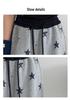 Girls' Wide-Leg Star Print Sweatpants - Trendy Casual for Spring & Autumn