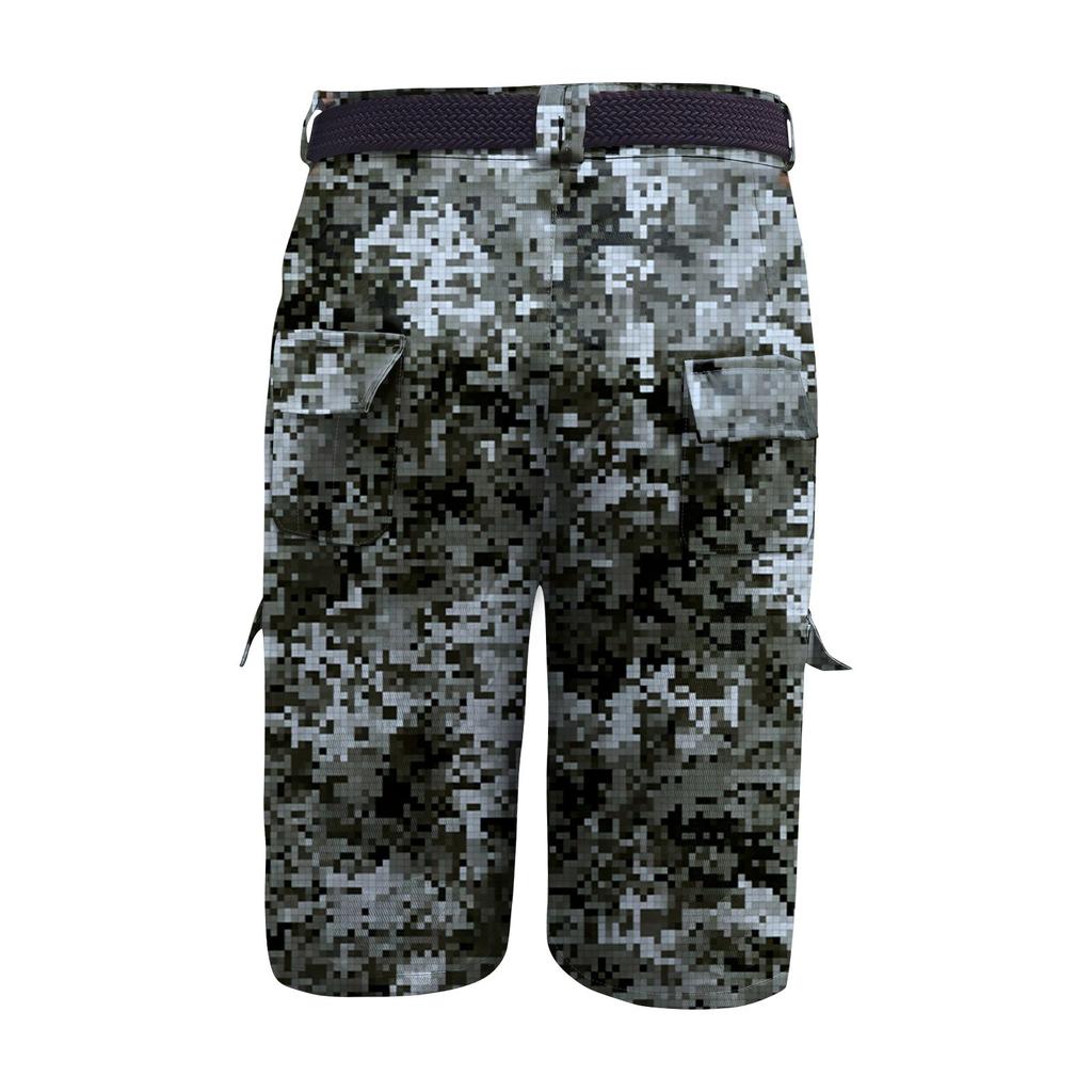 Men's Independence Day Printed Multi Pocket Workwear Shorts