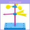 Simulated Plastic Wind Vane Assembly Model Material Set Children Puzzle Toy