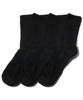 1996Seutaendadeu [3-Pack] 4105 Basic Black Socks