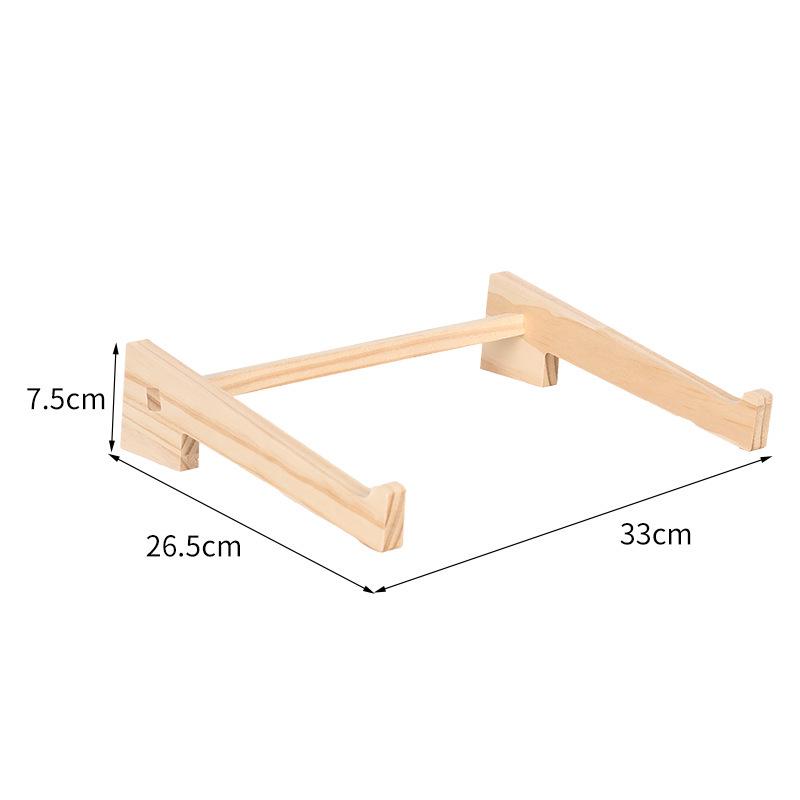 Wooden Laptop Riser and Desk Storage Stand