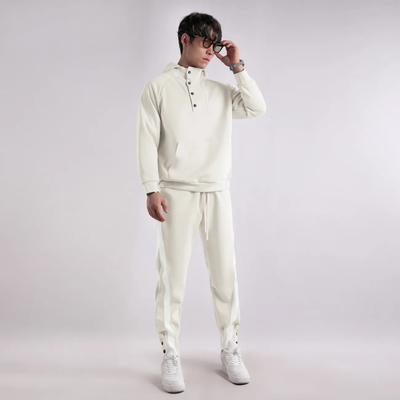 Simple Outdoor Spring and Autumn Men's Sweater Casual Sports Suit Trousers Suit Hooded Long Sleeves