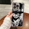 Cool SaboS LuffyS Aces Ones Pieces Plating Phone Case For iPhone 17 17e 16e 16 15 14 13 12 11 Pro Max Mini Air Plus Anti-Fall