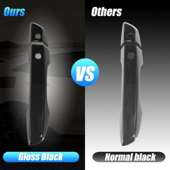 8Pcs Car Exterior Door Handle Trim Cover For Honda Civic 10th Gen 2016-