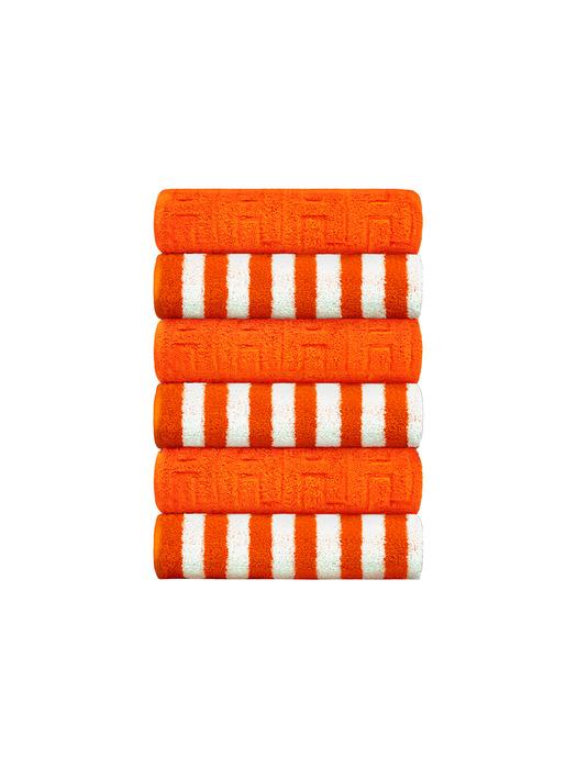 TETO 6P Smoothie Edition Orange Supima Towel 230g 230g orange