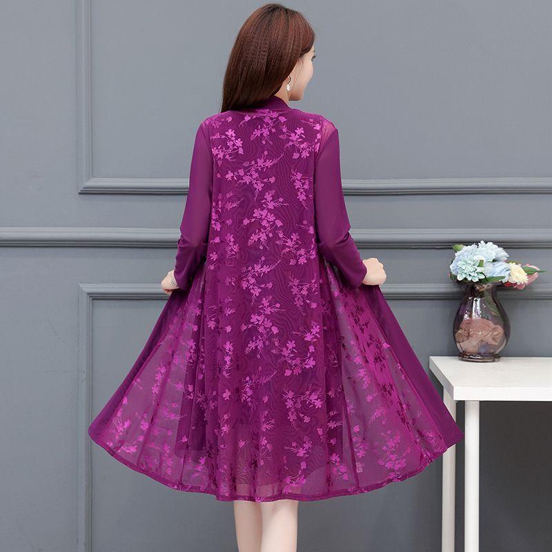 Orta Yaş Bayan Hırka İnce Stil Güneş Koruyucu Giyim Üstleri Mont Kadın Yaz Şal Uzun Güneş Koruyucu Giyim Ceket