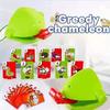 Masque de Grenouille Langue qui Remue Lèche Cartes Jeux de Plateau pour Enfants Jouets de Fête Familiale Antistress Drôle Jeu de Puzzle de Bureau Jouets