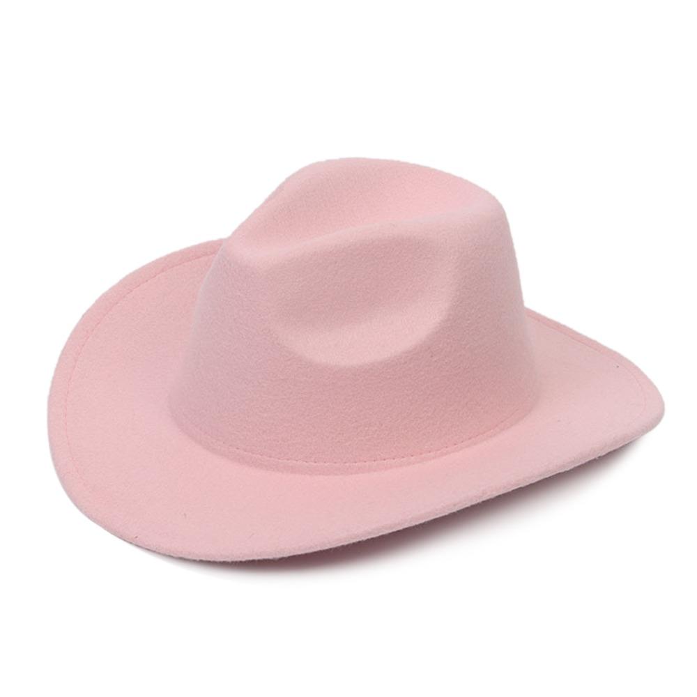 Solid Color Jazz Cap Felt Panama New Fedora Hat Dress Dance Party