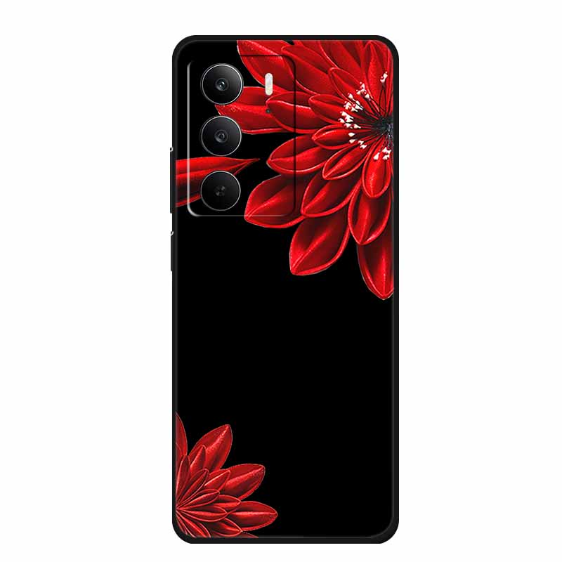 For Realme Narzo 80 Lite 5G Case Narzo80 Lite Coque Cartoon Cat TPU Black Silicone Soft Phone Case For Realme Narzo 80Lite Funda