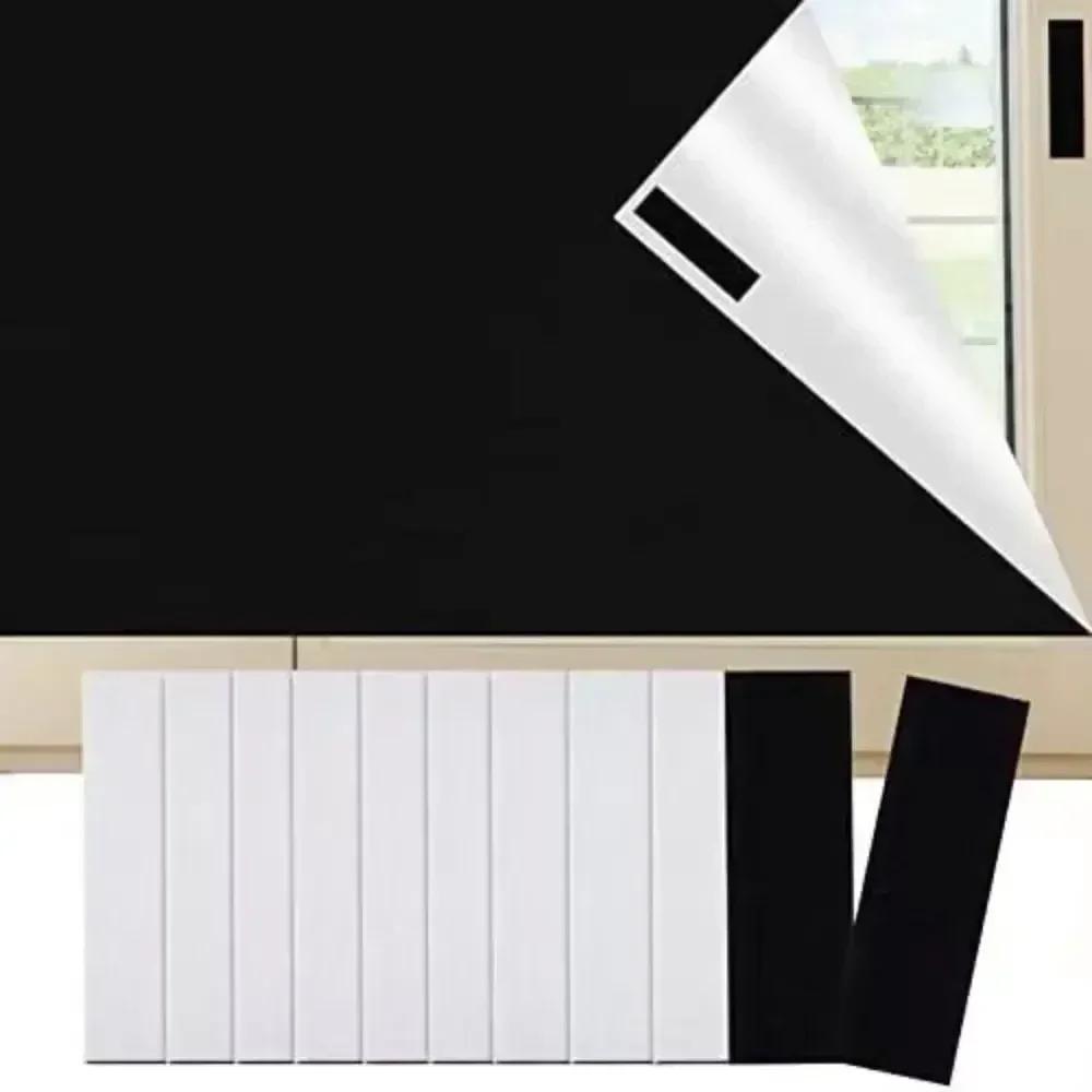 No Drill Self Adhesive Window Film Removable Darkening Shades For Home Office Privacy UV Protection Light Blocking Window Tint