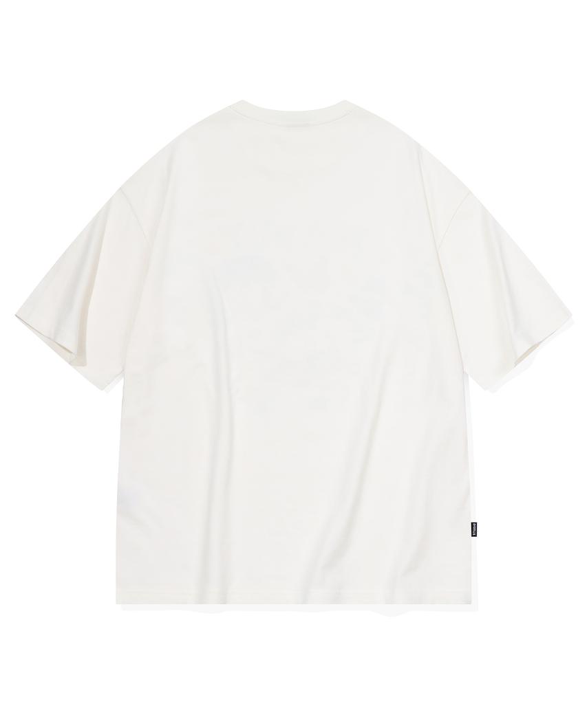 CPGN STUDIO Dtp Happy Dolphin Short Sleeve T-Shirt Cream