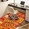 Büroteppich Kansas City Football Thema, Sofateppich, Stuhlmatte Schutz
