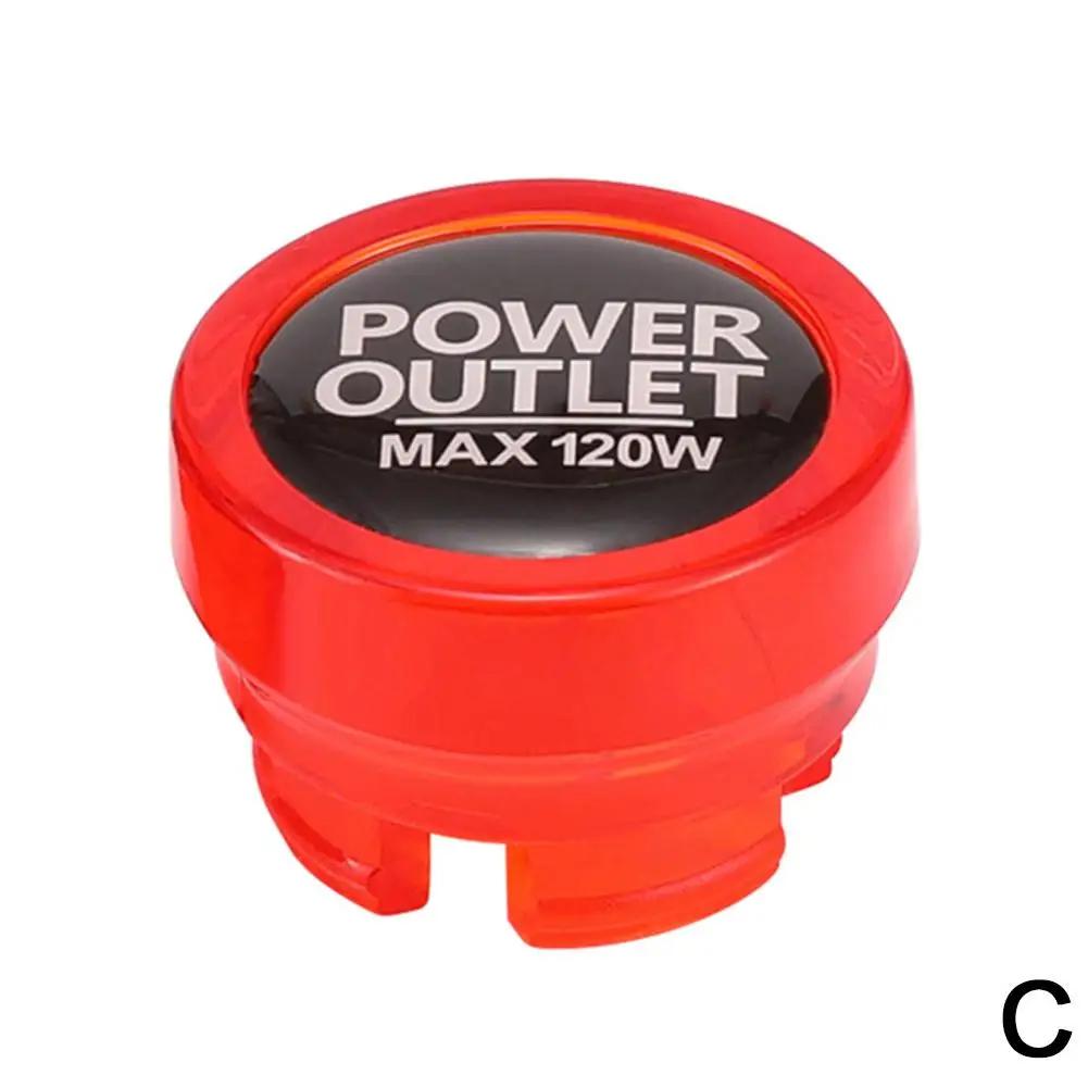 Car Cigarette Lighter Cover Universal Dustproof Plugs For Car Cigarette Lighters Interface Cover Decorations Auto Interior Parts