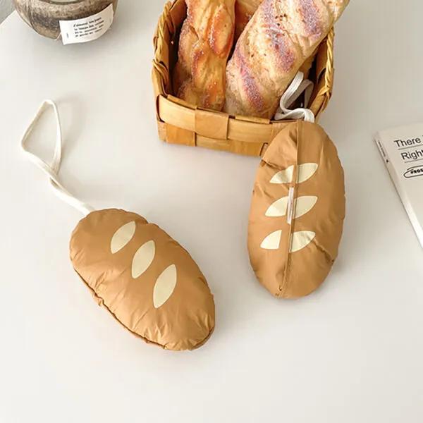 Bread foldable shopping bag eco-bag