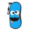 Sesamed Cartoon Glasses Case Unisex New Zipper Cookie Monster Eyewear Protector Anti-Pressure Eye Contacts Case