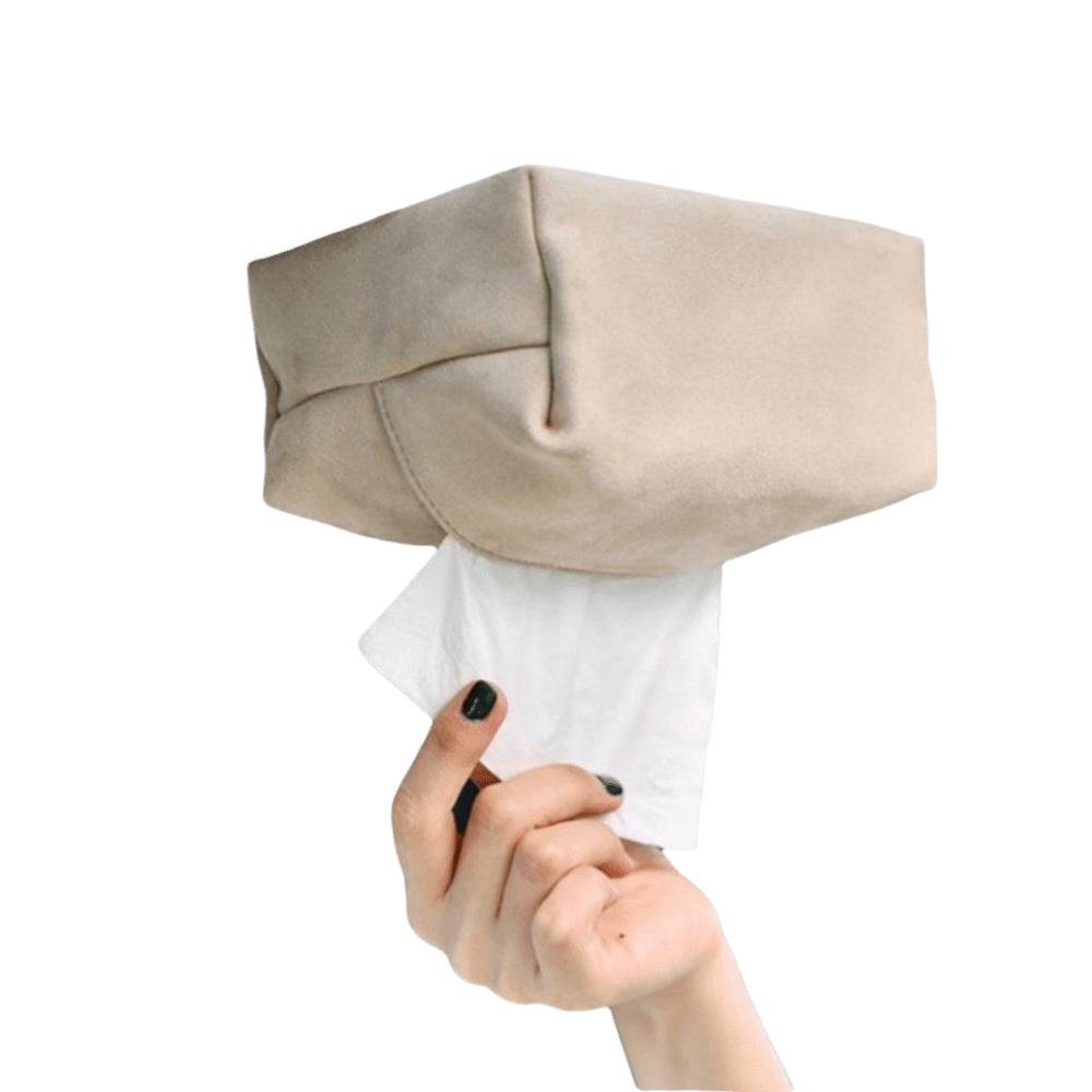 

Magnetic Design Magnetic Tissue Box Luxury Style Car Tissue Holder Car Interior бежевый