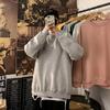 Herren Harajuku Sweatshirts Männer Herbst Pullover Koreanische Einfarbig Männer Casual Hoodie O Neck Grundlegende Tops Hip Hop Streetwear