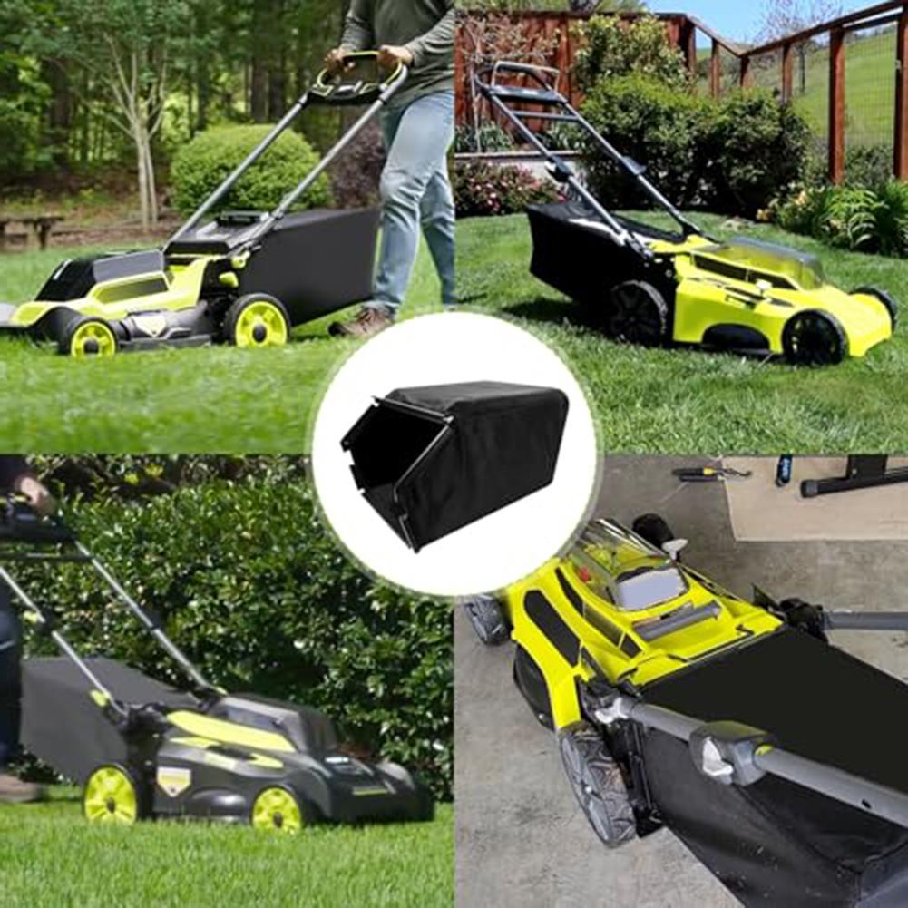 Lawn Mower Grass Catcher Bag For RY40104 P1100 P1101 P1102 Black Cloth Collection Bin Leaf Debris Holder Garden Equipment