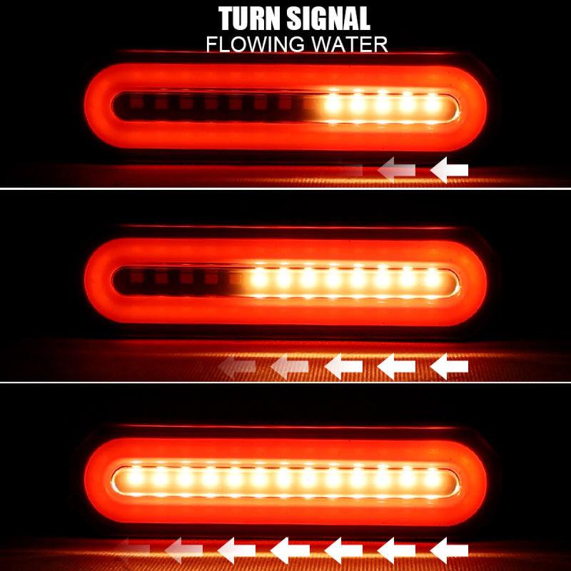 45 87 Led Brake Tail Light Bar DRL Motorcycle Rear Turn Signal Lamp 3 in 1 Taillight For Cafe Racer Chooper Bobber Crusier Quad