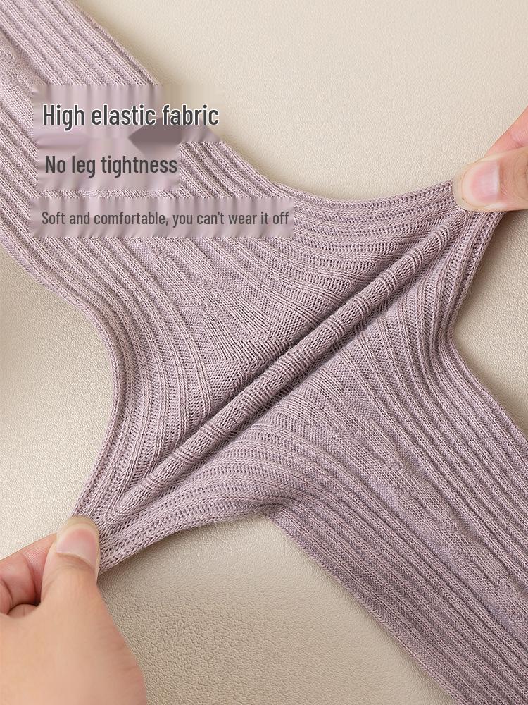 2025 Spring/Autumn Baby Girls' Class A Combed Cotton Pantyhose & Thin Leggings