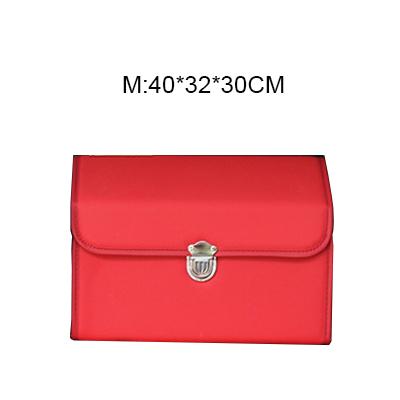 Collapsible Car Storage Organizer Box With Lid - Portable Multipurpose Car Trunk Boxs For Shopping Camping Picnic Waterproof Bag