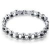 Top Quality Stainless Steel Biker Bracelet  Men's Motorcycle Chain Punk Rock Male Bracelet Biker Bicycle Bracelets for Men
