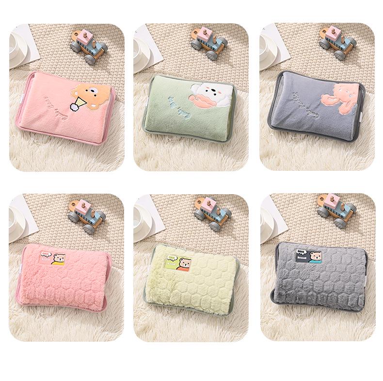 Wiederaufladbarer Sicherheits-Handwärmer - Cartoon-Stickdesign, Explosionsgeschützt, Elektrische Bauch- & Bettwärmertasche