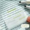150 Sheets Ansparent Sticky Notes - Pull-out Writing Sticky Stickers, Quick-drying, Suitable for Office and School