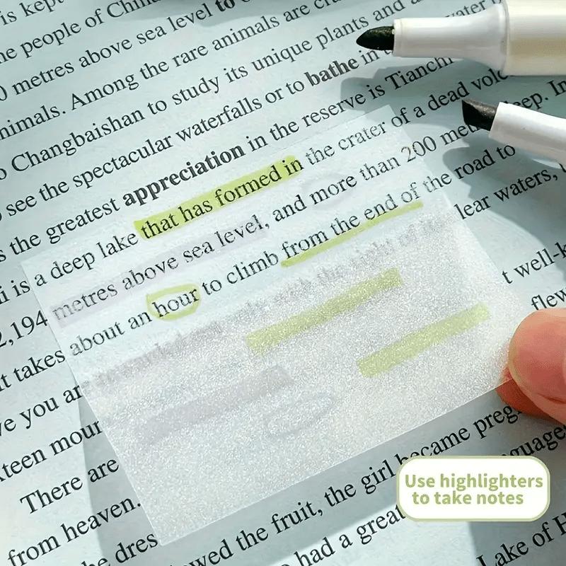 150 Sheets Ansparent Sticky Notes - Pull-out Writing Sticky Stickers, Quick-drying, Suitable for Office and School