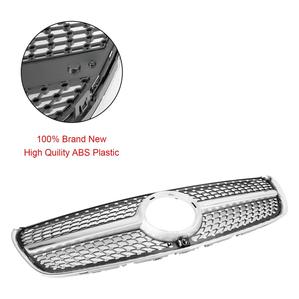 Grilă frontală superioară cu diamant potrivită pentru Mercedes Benz V Class W447 2014-03.2019