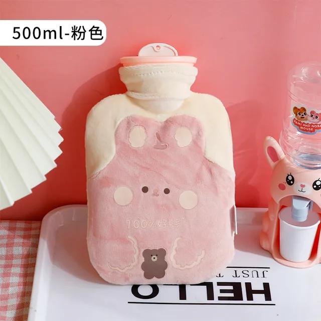 

Cute Large Warmer Water Bag For Period Pain Stuffed Menstrual Colic Heater Plush Hand Warmer Seed Guatero Bottle