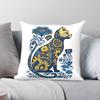 Cat Floral Vintage Square Pillowcase Polyester Linen Velvet Printed Zip Decorative Home Cushion Cover Wholesale