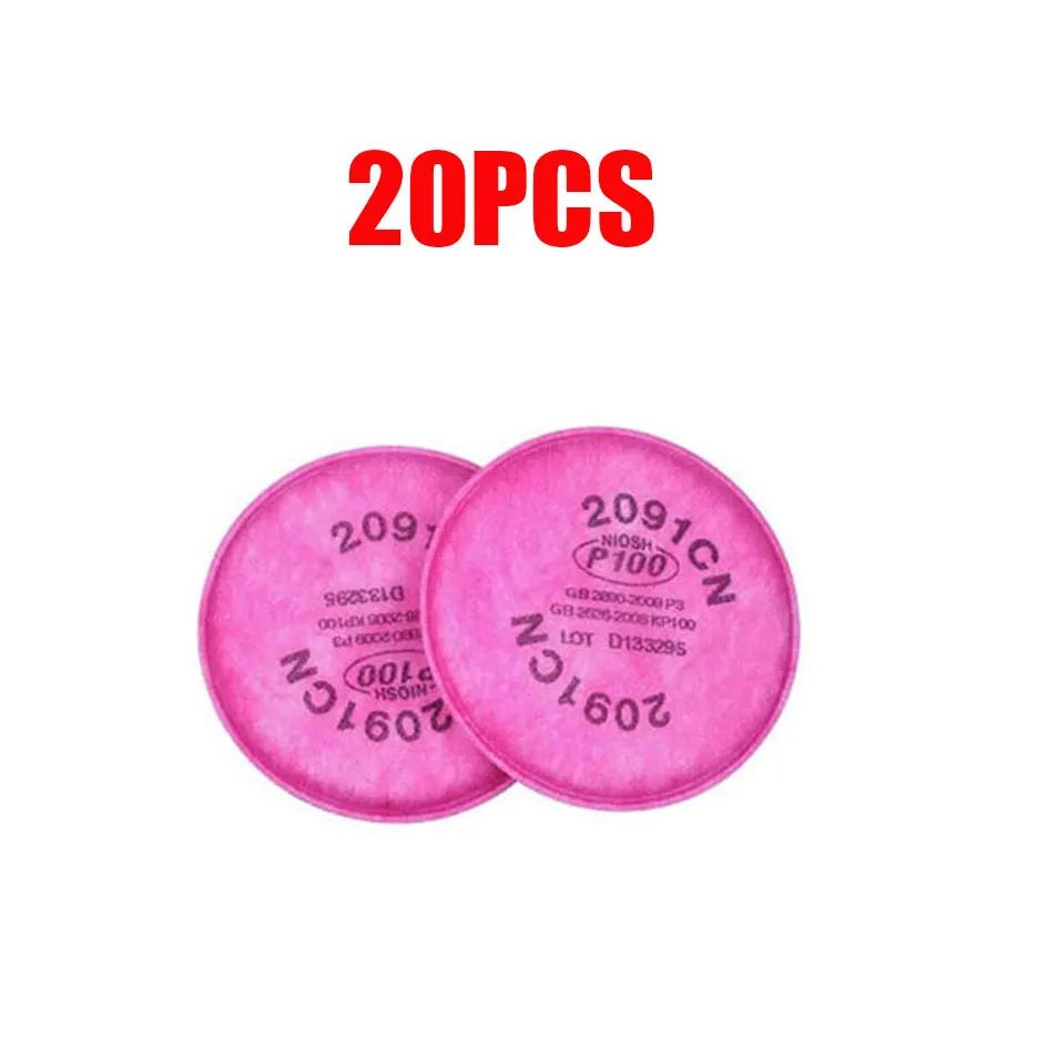 Series Respirator Dust Mask AccessoryCarpenter Painting Spray Industry 2091/2097 Particulate Filter P100 For 3m 6200 6800 7502